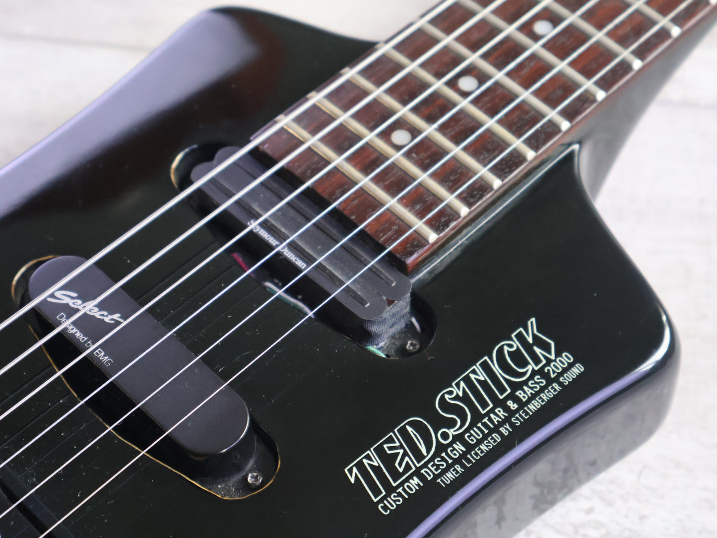 2000 Ted Stick Custom Design Headless Guitar (Black)