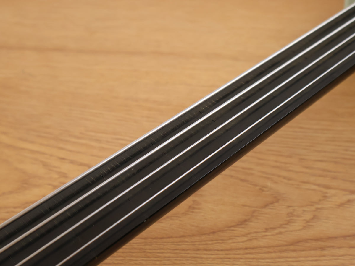 1980's Hohner B2A-FL Fretless Headless Paddle Bass Guitar w/Steinberger System (Black)