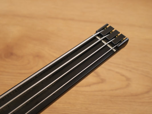 1980's Hohner B2A-FL Fretless Headless Paddle Bass Guitar w/Steinberger System (Black)