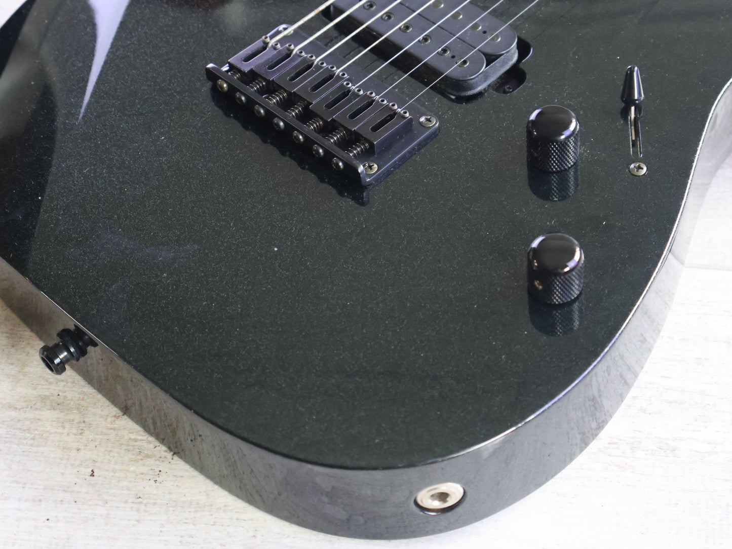 2003 Ibanez Japan RG15271 7-String HH Superstrat (Galaxy Black)