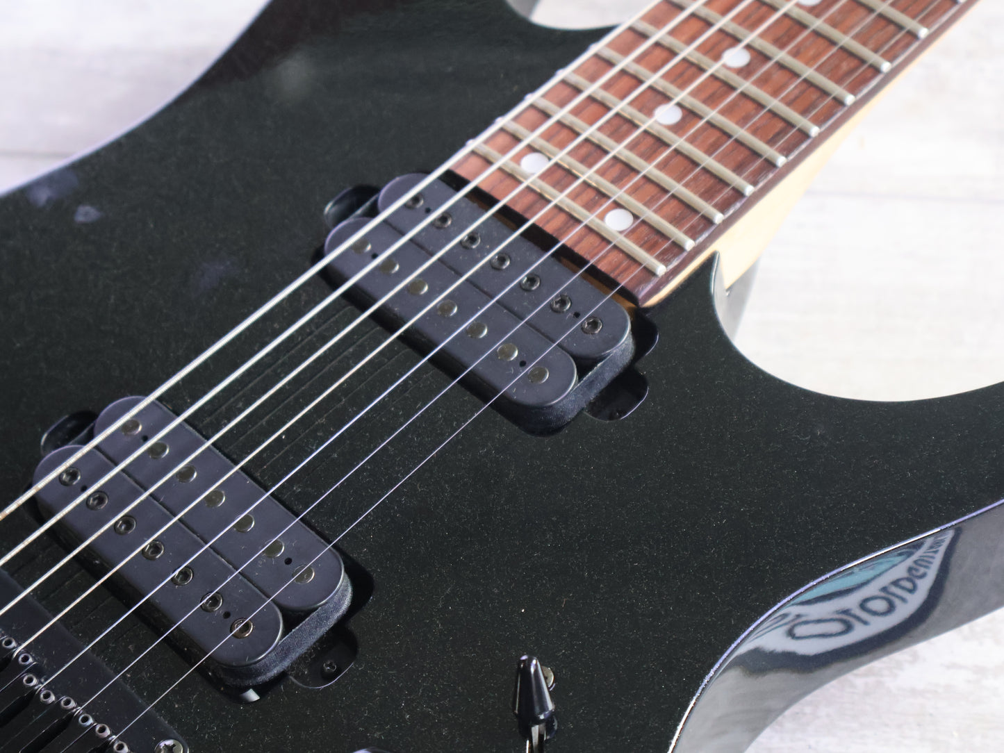 2003 Ibanez Japan RG15271 7-String HH Superstrat (Galaxy Black)