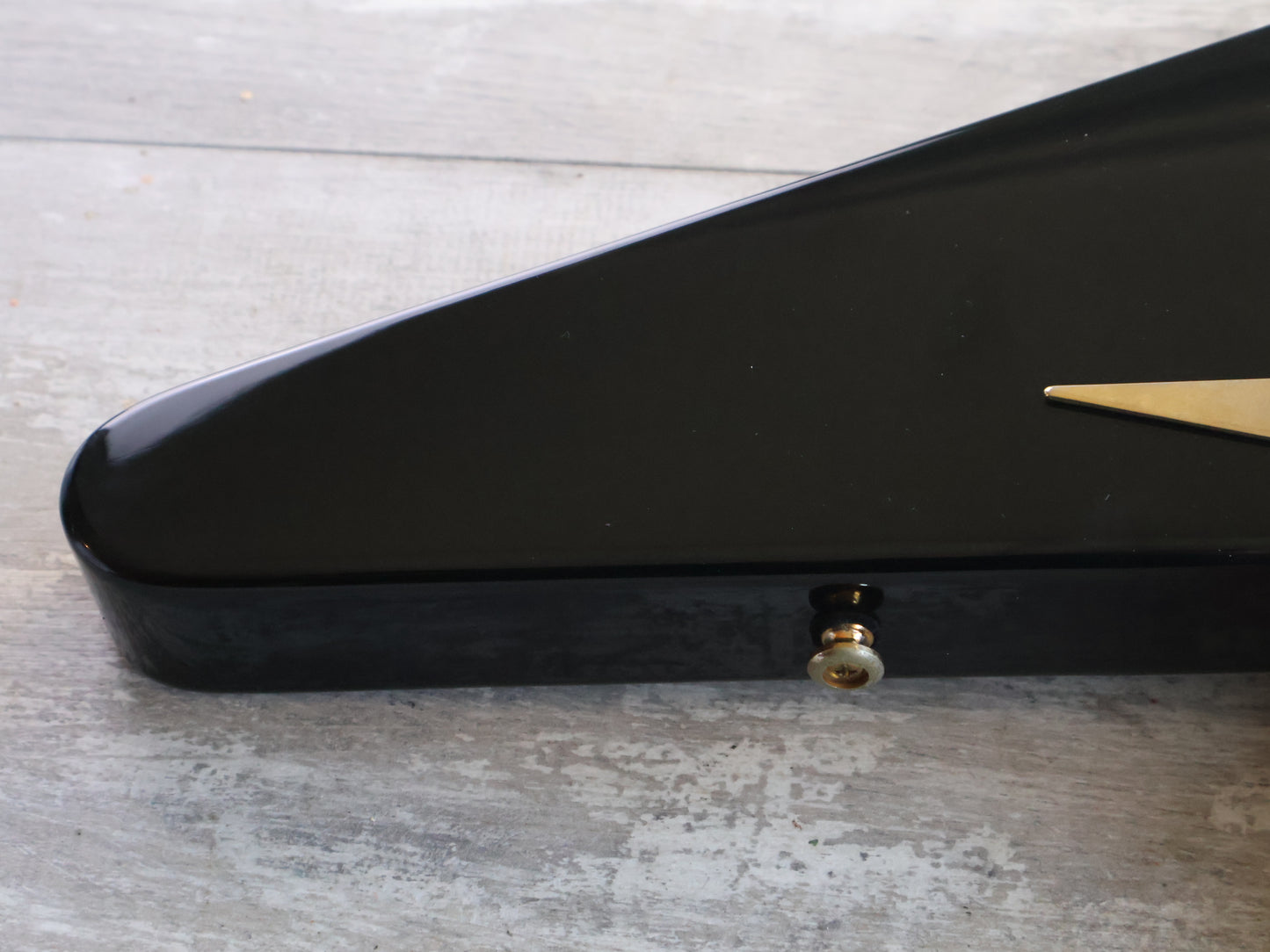 2005 Epiphone Korea '58 "Korina" Reissue Flying V (Black)