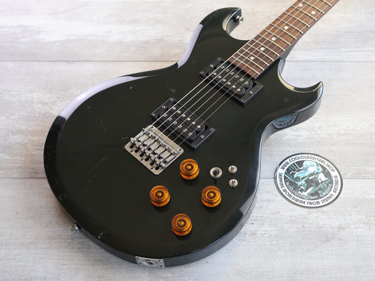 1983 Aria Pro II Japan CS-350 Cardinal Double Cutaway (Black)