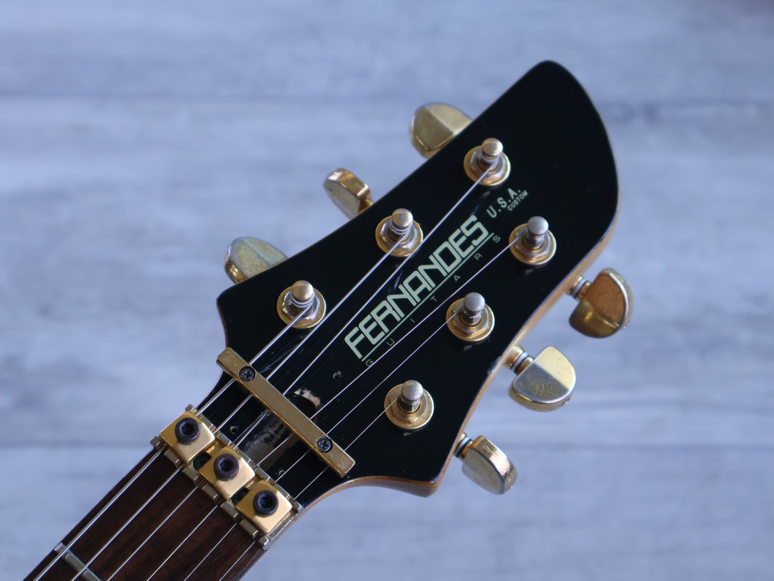 1995 Fernandes APG-85S Dragonfly w/Sustainer (Purple) – Cool Old
