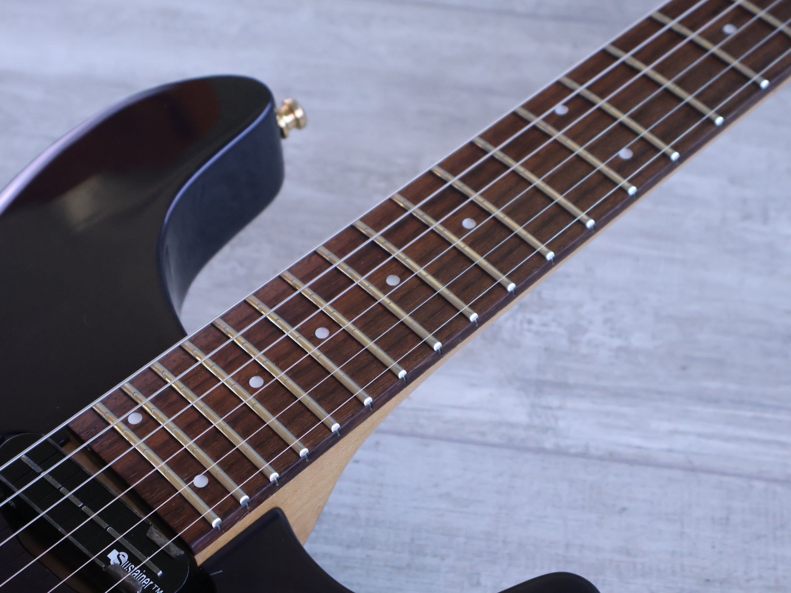1995 Fernandes APG-85S Dragonfly w/Sustainer (Purple) – Cool Old