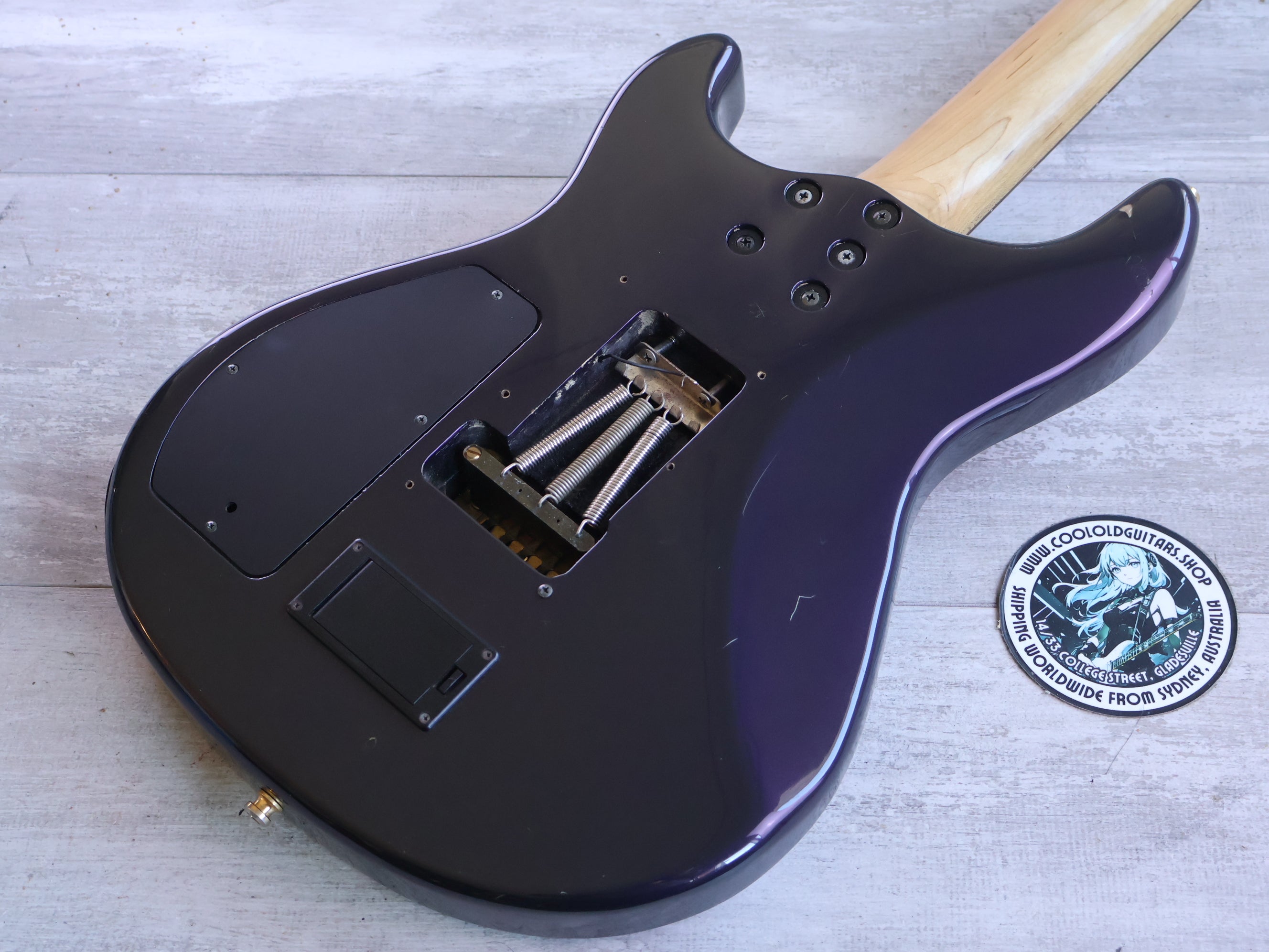 1995 Fernandes APG-85S Dragonfly w/Sustainer (Purple) – Cool Old