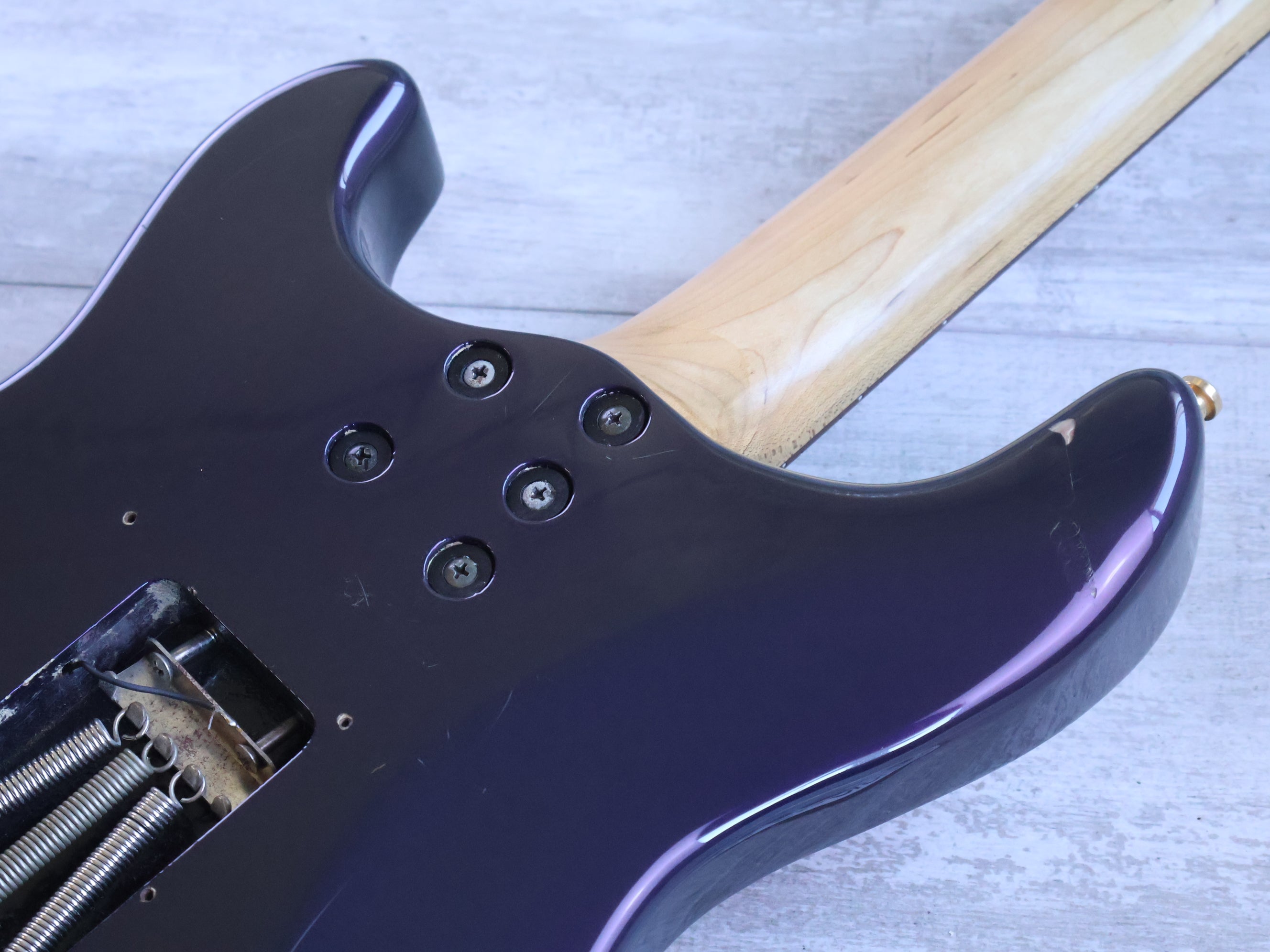 1995 Fernandes APG-85S Dragonfly w/Sustainer (Purple) – Cool Old