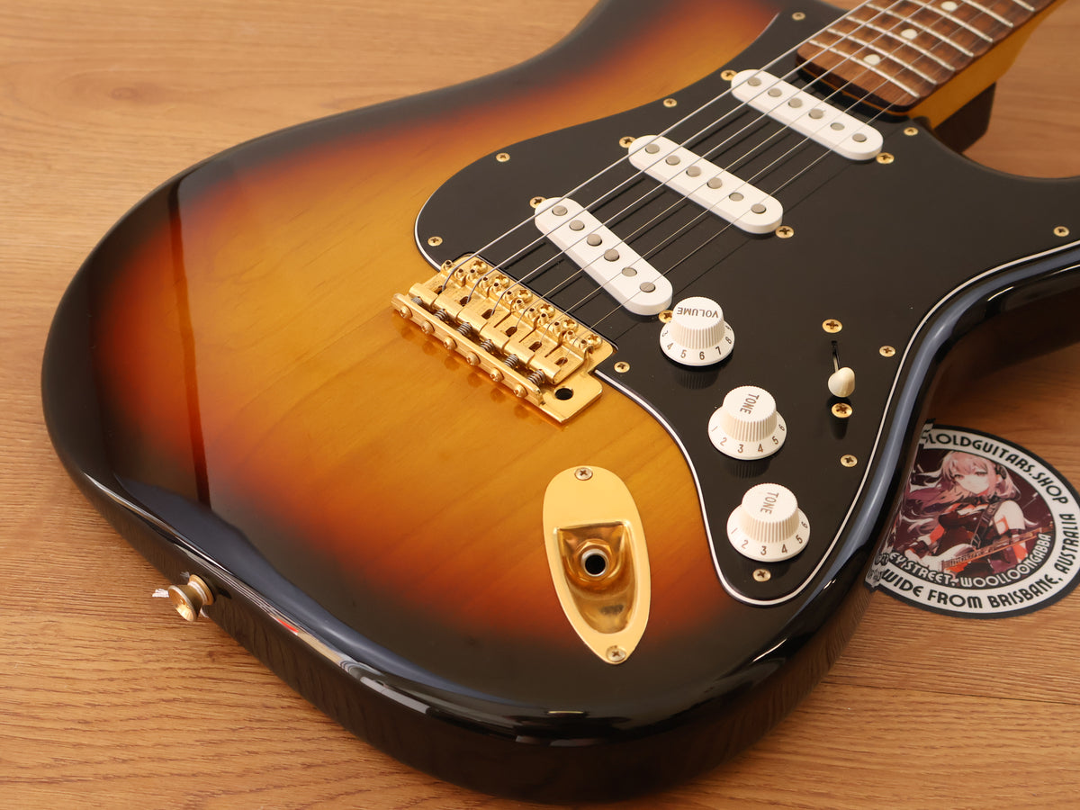 1995 Fender Japan ST62G Scalloped '62 Reissue Stratocaster (Sunburst)