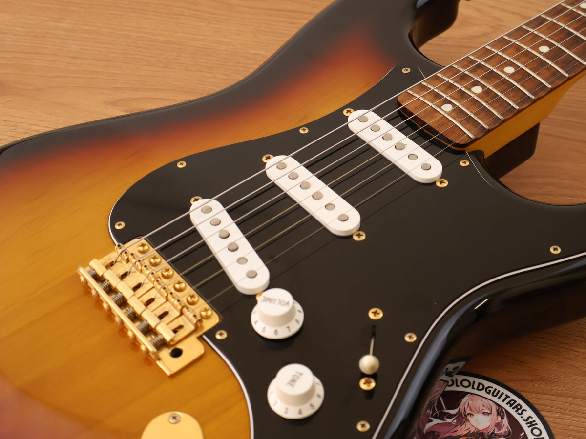 1995 Fender Japan ST62G Scalloped '62 Reissue Stratocaster (Sunburst)