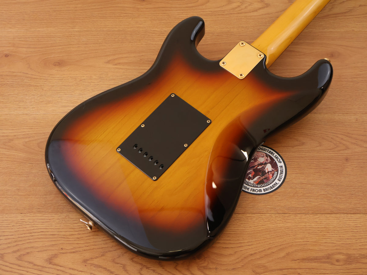 1995 Fender Japan ST62G Scalloped '62 Reissue Stratocaster (Sunburst)