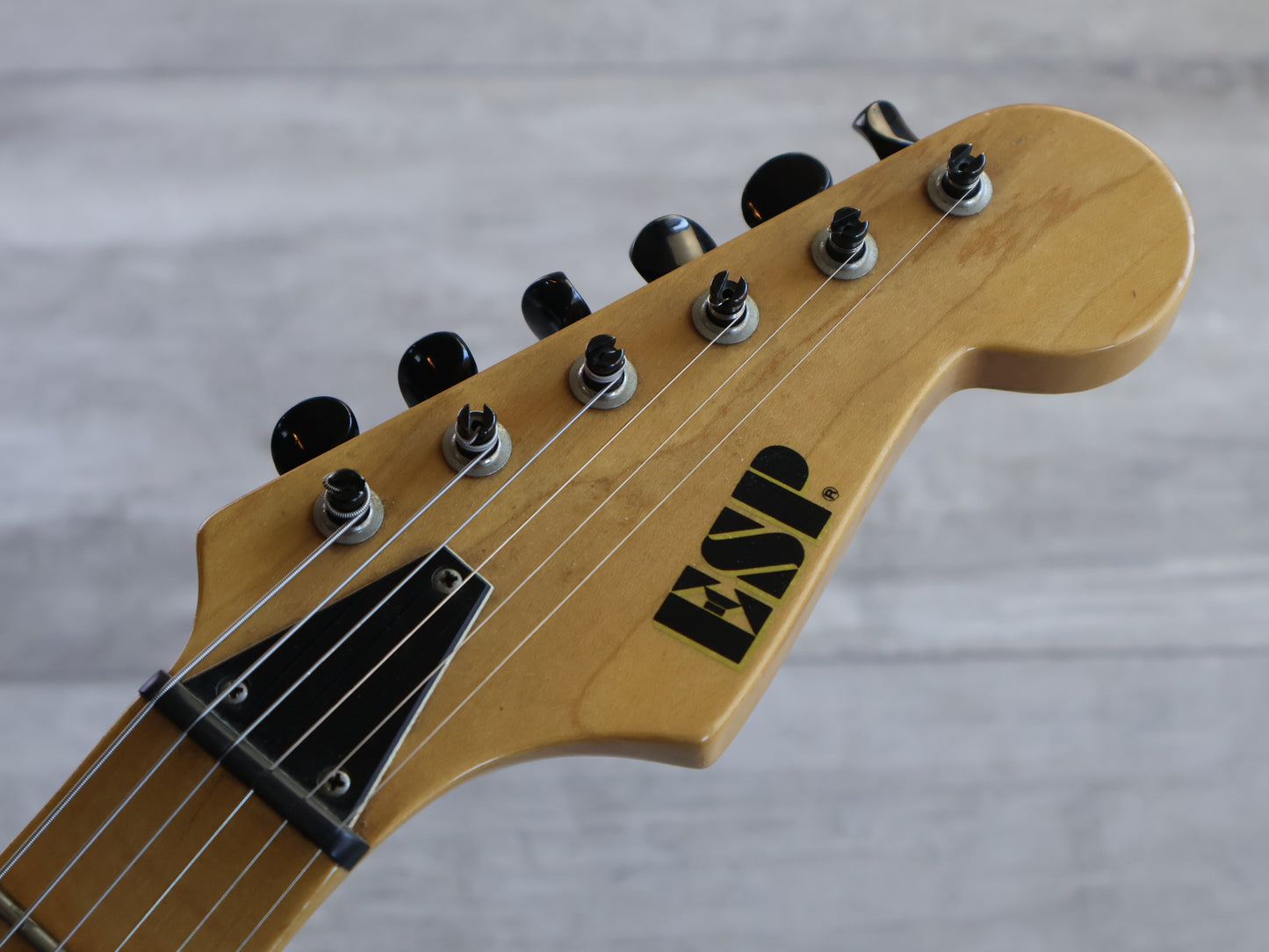 1990's ESP Mirage Custom Order Scalloped Superstrat (Black)