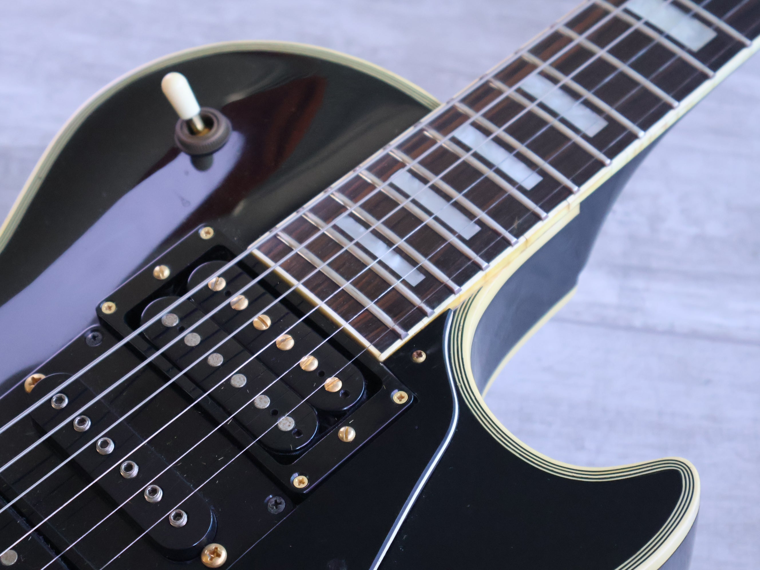 1978 Greco Japan EG-800PB Les Paul Custom w/Floyd Rose & MIDI