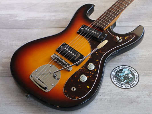 1960's Guyatone Japan LG-127T Offset Electric Guitar (Sunburst)