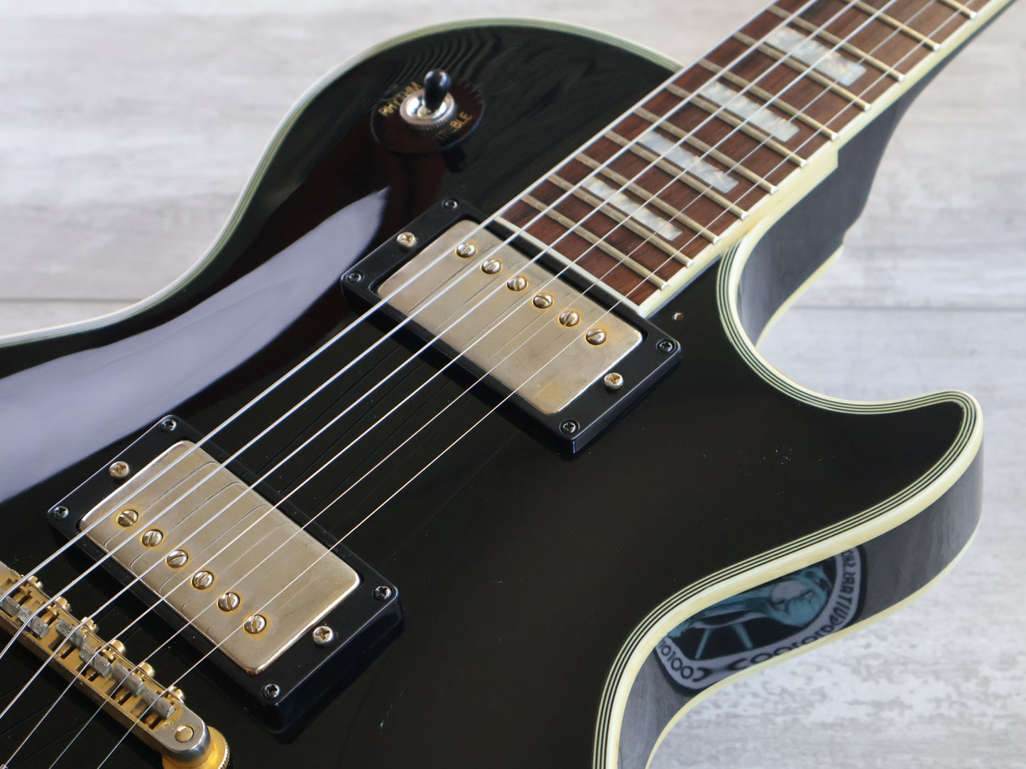 2003 Burny (Fernandes) RLC-55 Les Paul Custom (Black)