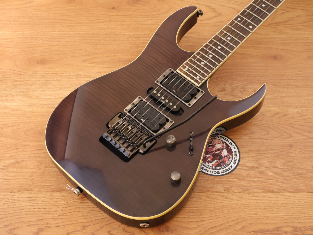 2003 Ibanez SRGT47FM Neckthrough HSH Superstrat (Transparent Purple)
