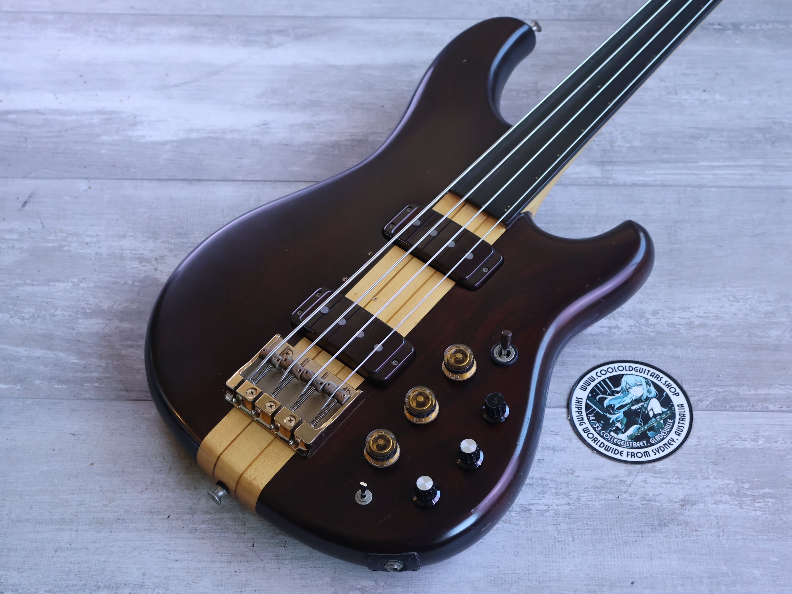 1980 Ibanez Japan MC940 Musician Series Neckthrough Fretless Bass