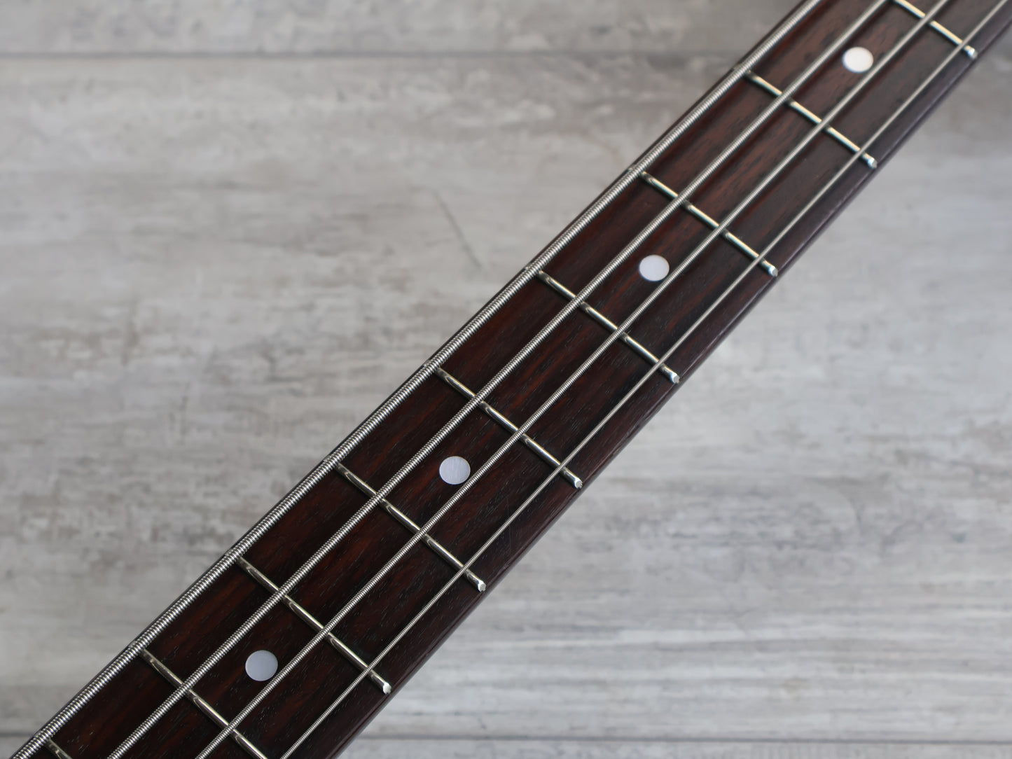 1984 Aria Pro II ZZB-Custom Explorer Bass (Metallic Blue Sunburst)