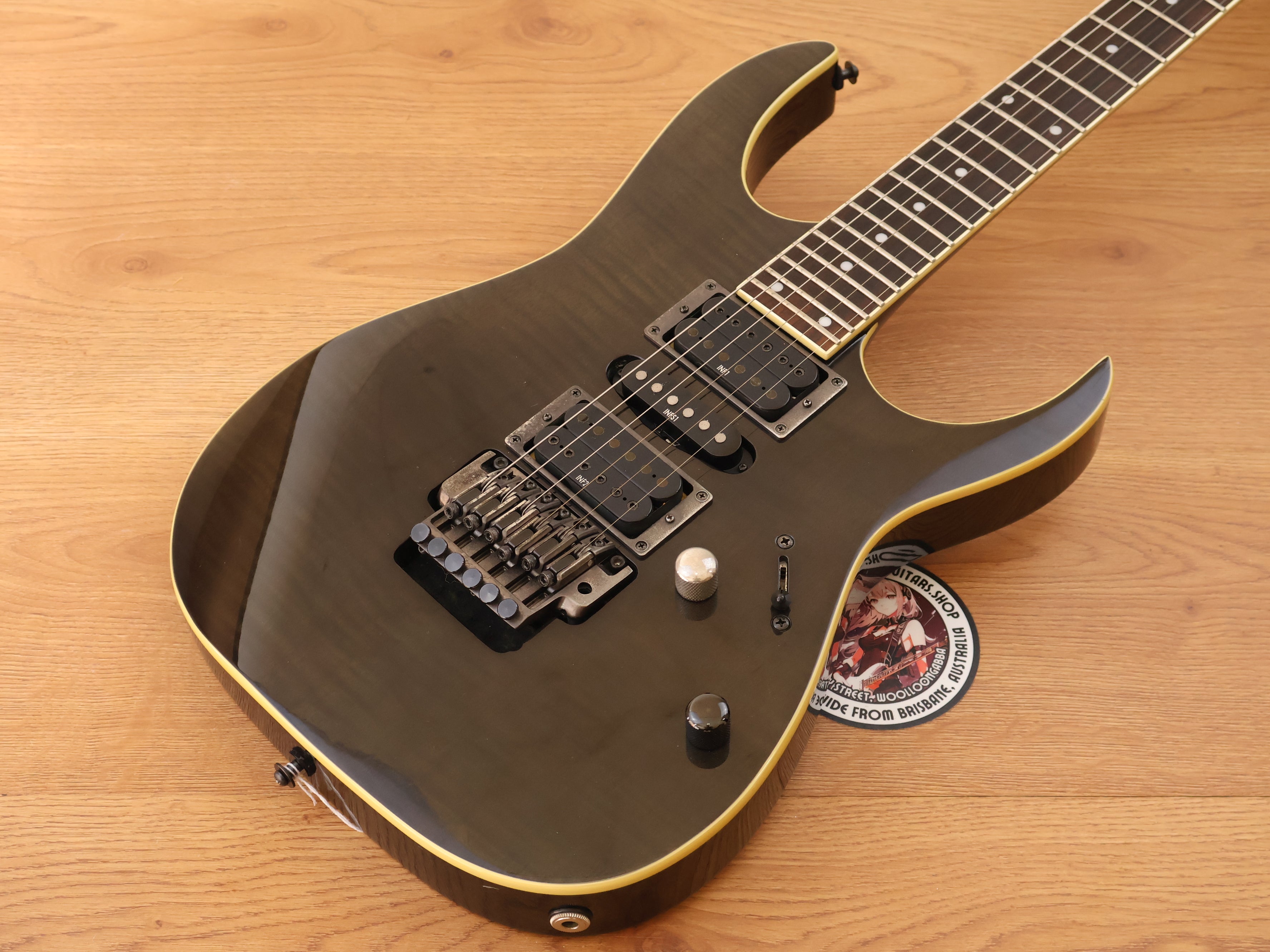 2003 Ibanez SRGT47FM Neckthrough Superstrat (Transparent Black