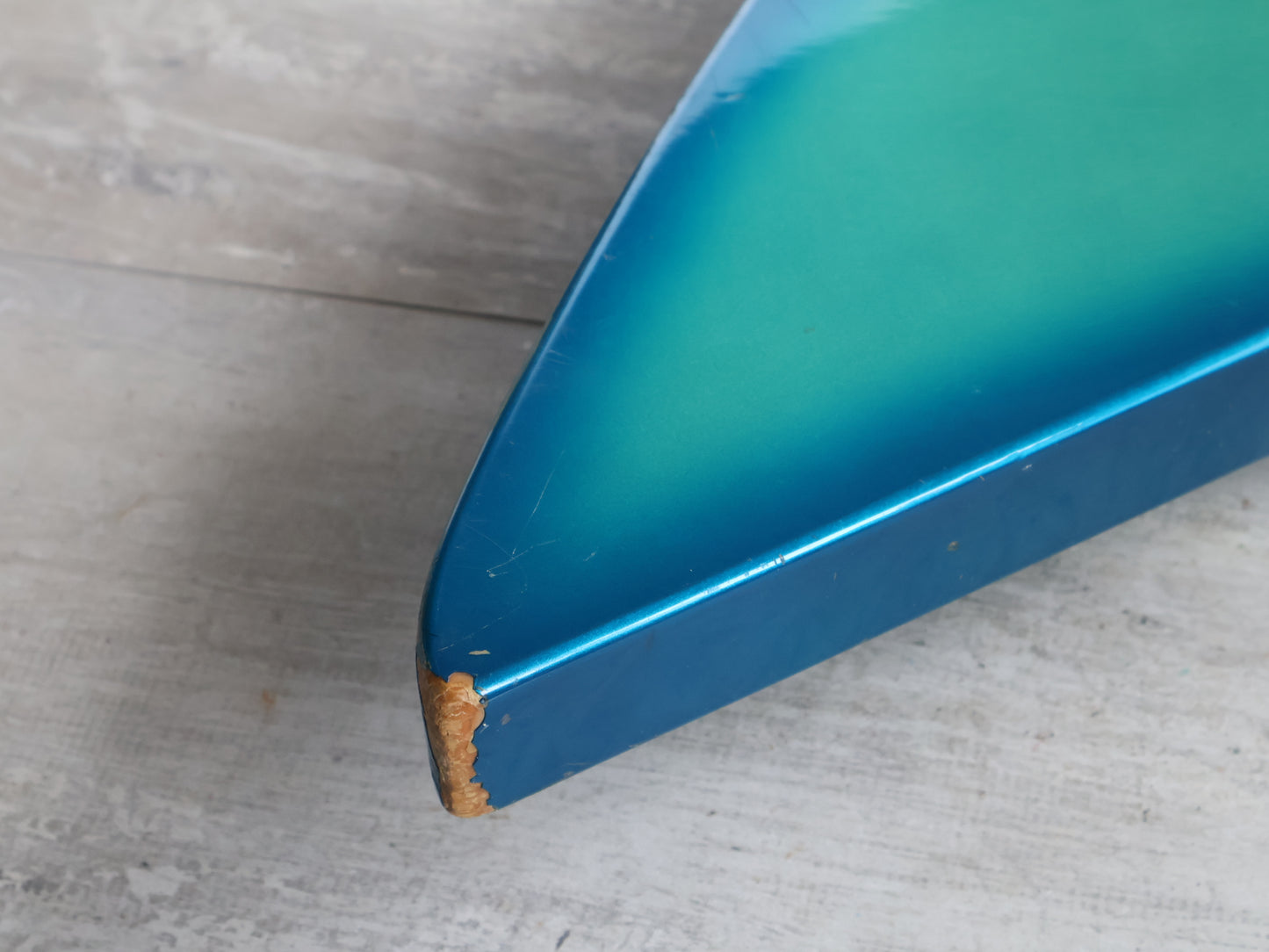 1984 Aria Pro II ZZB-Custom Explorer Bass (Metallic Blue Sunburst)