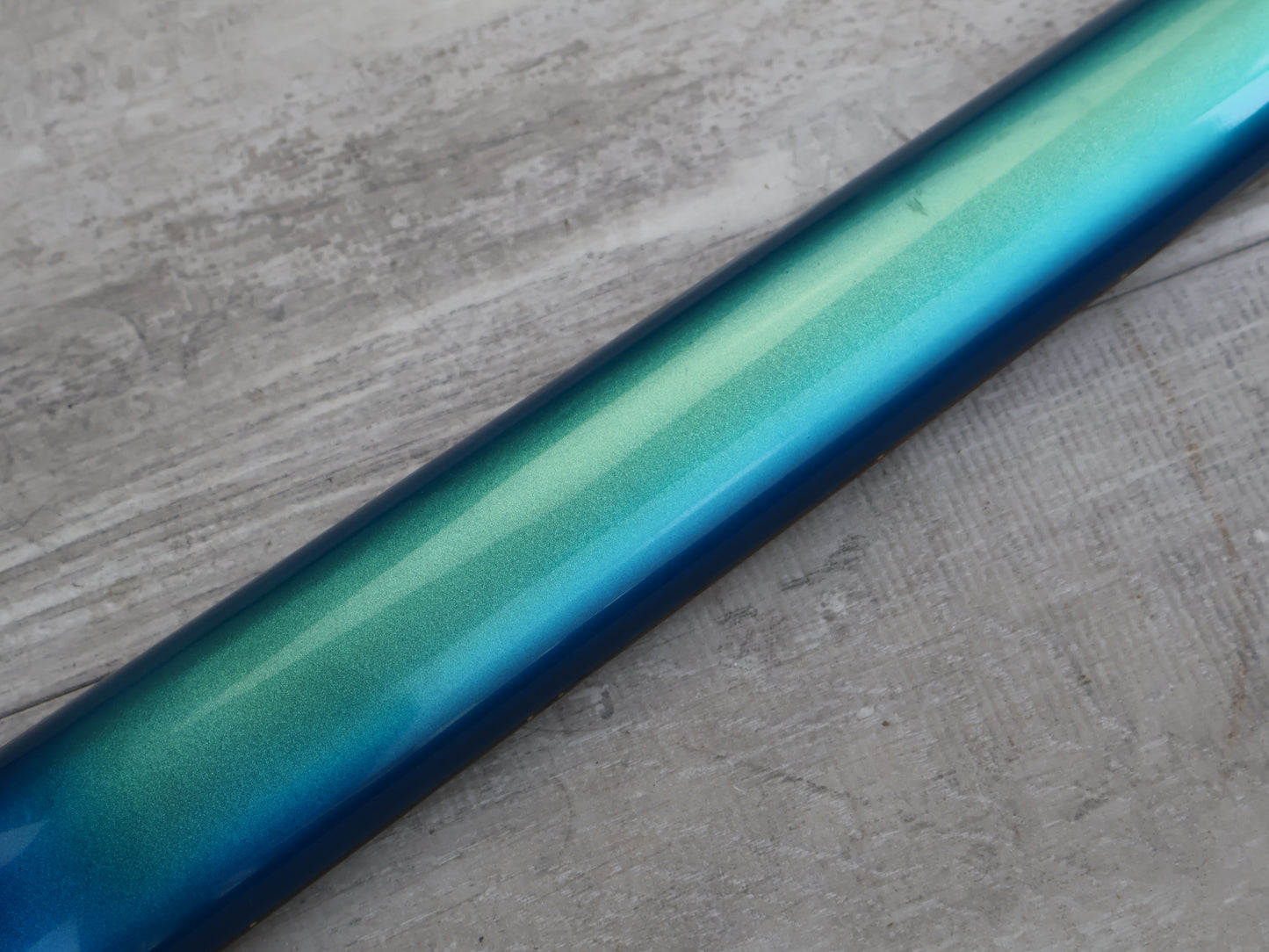 1984 Aria Pro II ZZB-Custom Explorer Bass (Metallic Blue Sunburst)