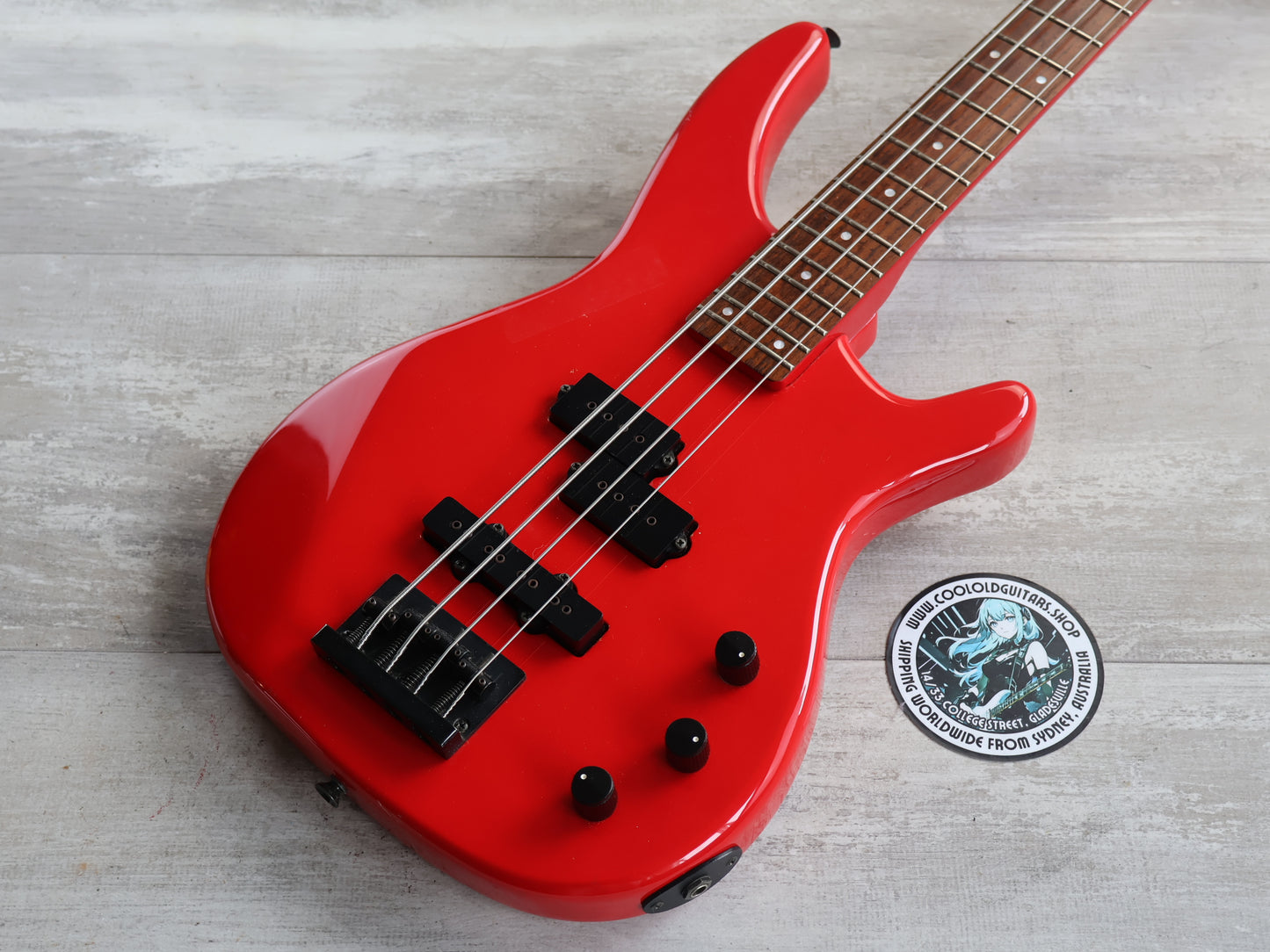 1992 Rockoon Japan (by Kawai) RHB-42 Bass (Red)