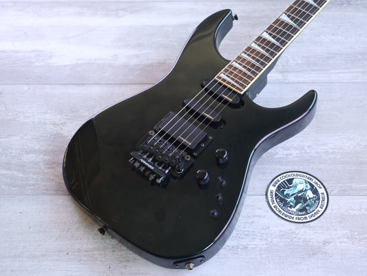 1991 Fernandes Japan STJ-70 HSS Superstrat (Black)
