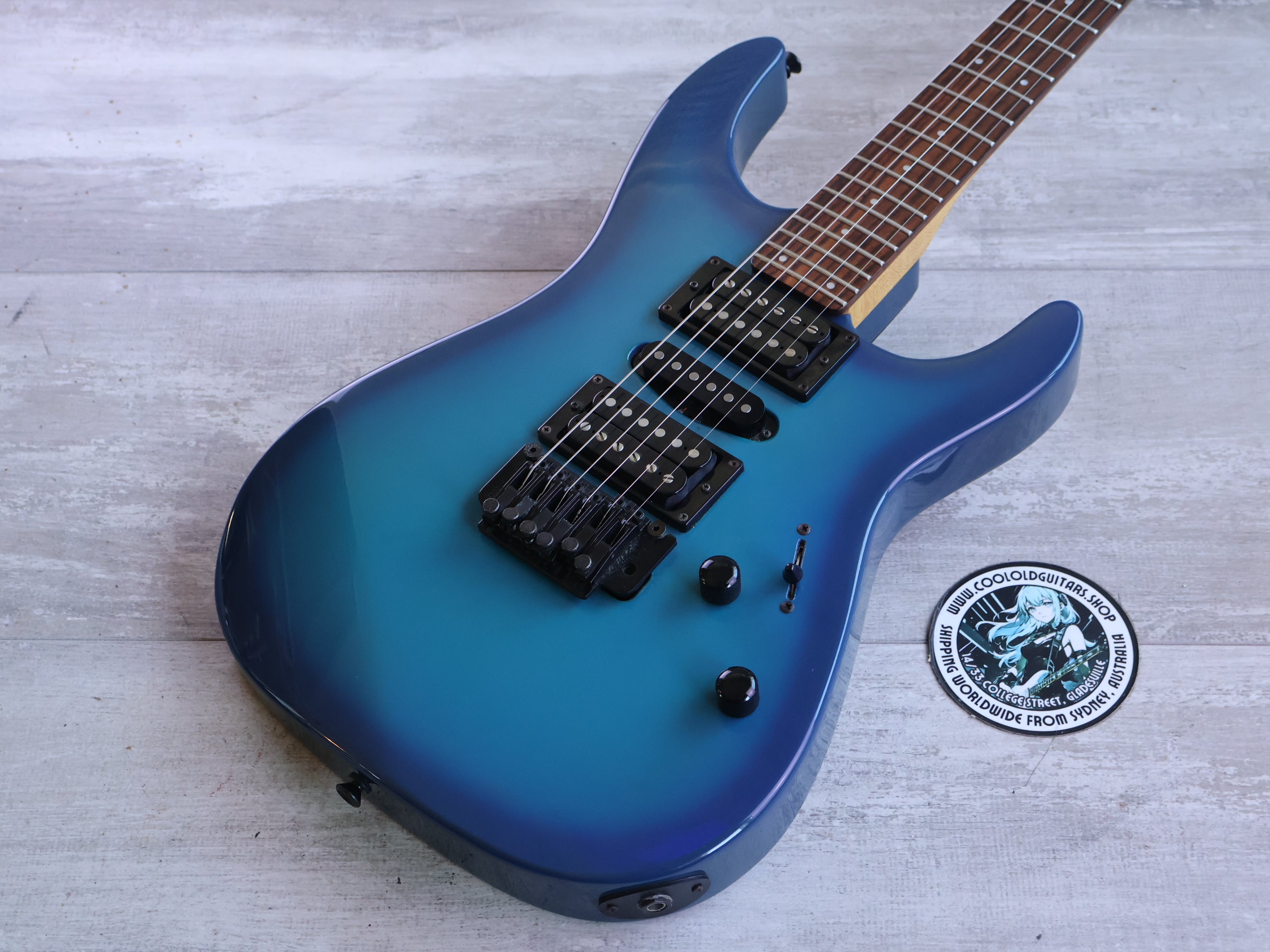 1990 Fernandes Japan FR-50X Revolver HSH Superstrat Stratocaster
