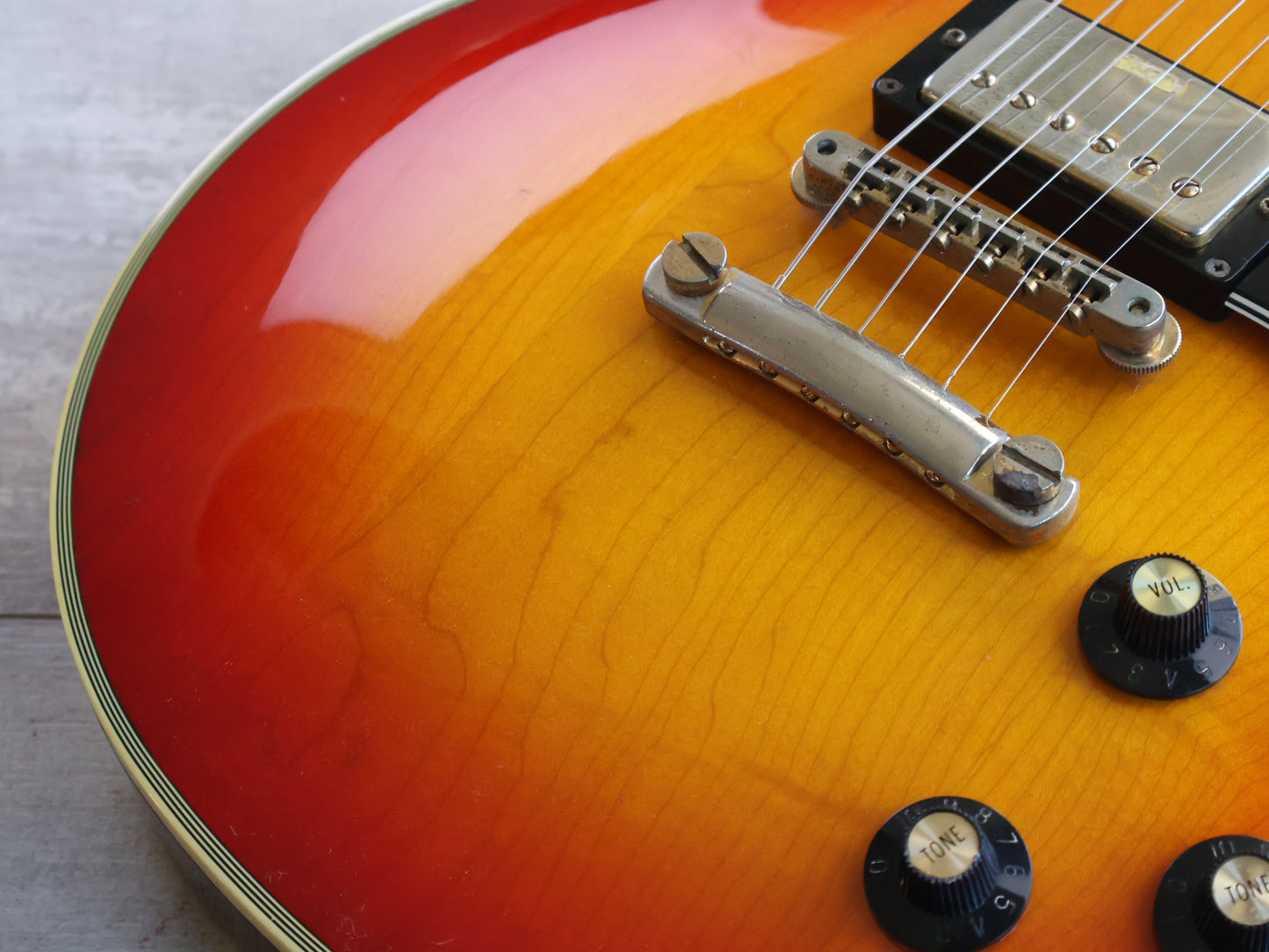 1983 Greco Japan EGC68-50 Les Paul Custom (Cherry Sunburst)