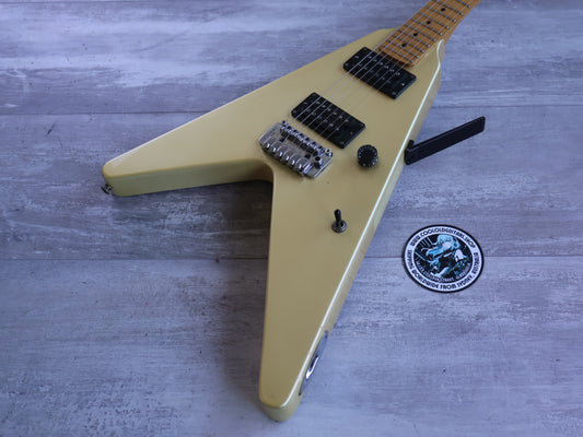 1990's ESP Japan Custom Build Flying V (Vintage White)