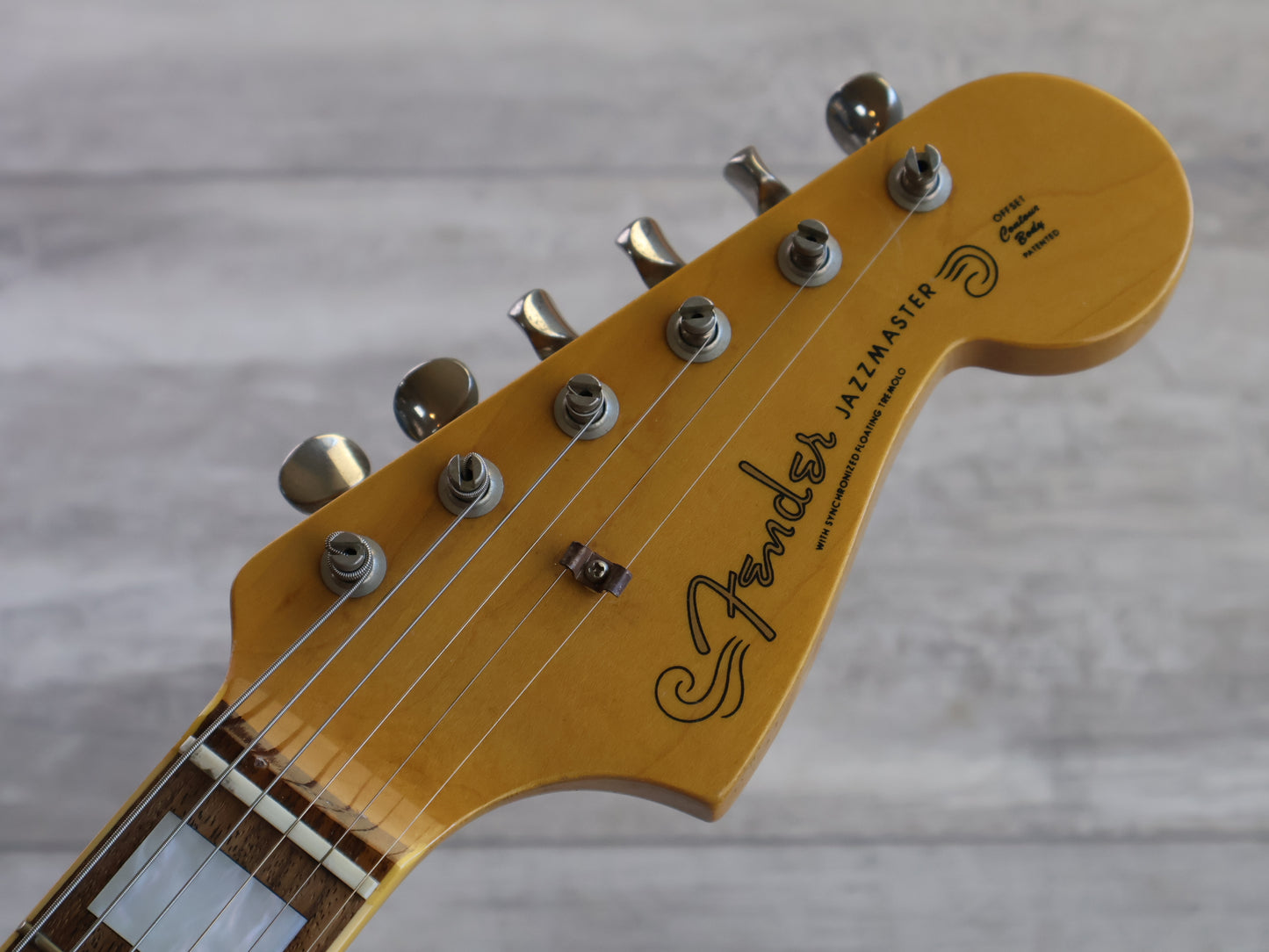 2004 Fender Japan JM66B '66 Reissue Jazzmaster w/Block Inlays & Binding (Sunburst)