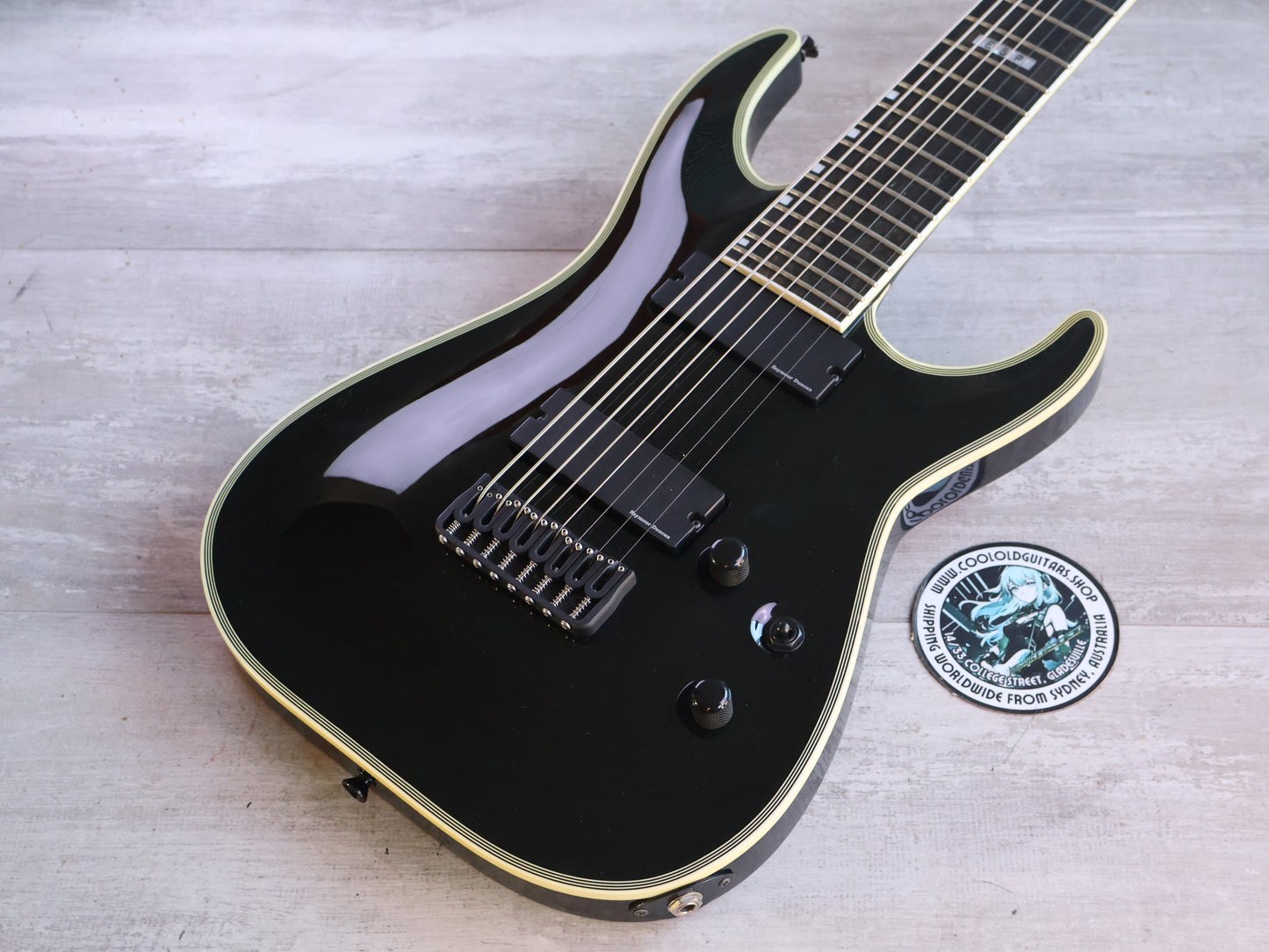 2014 ESP Japan E-II HRFT NT-8B 8-String Baritone (Black)