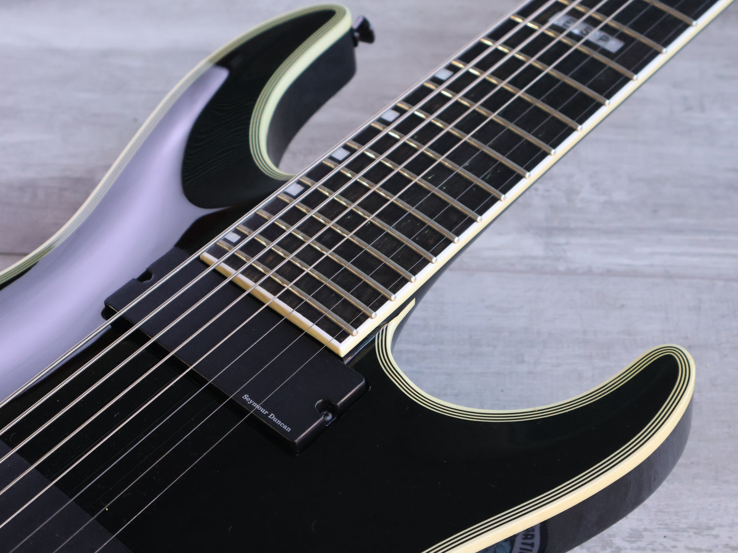 2014 ESP Japan E-II HRFT NT-8B 8-String Baritone (Black)