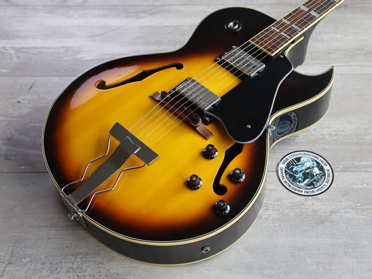 1973 Greco Japan S-50 ES-175 Hollowbody Jazzbox (Brown Sunburst)