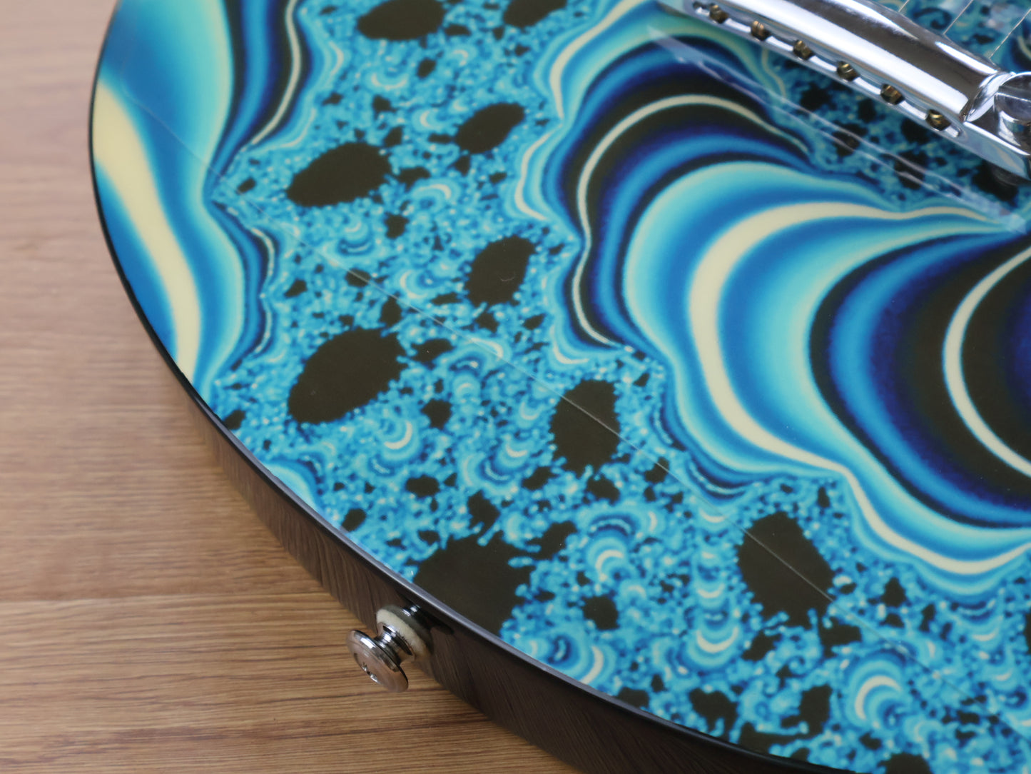 Daisy Rock Elite Custom Double Cutaway (Kaleidoscope Blue)