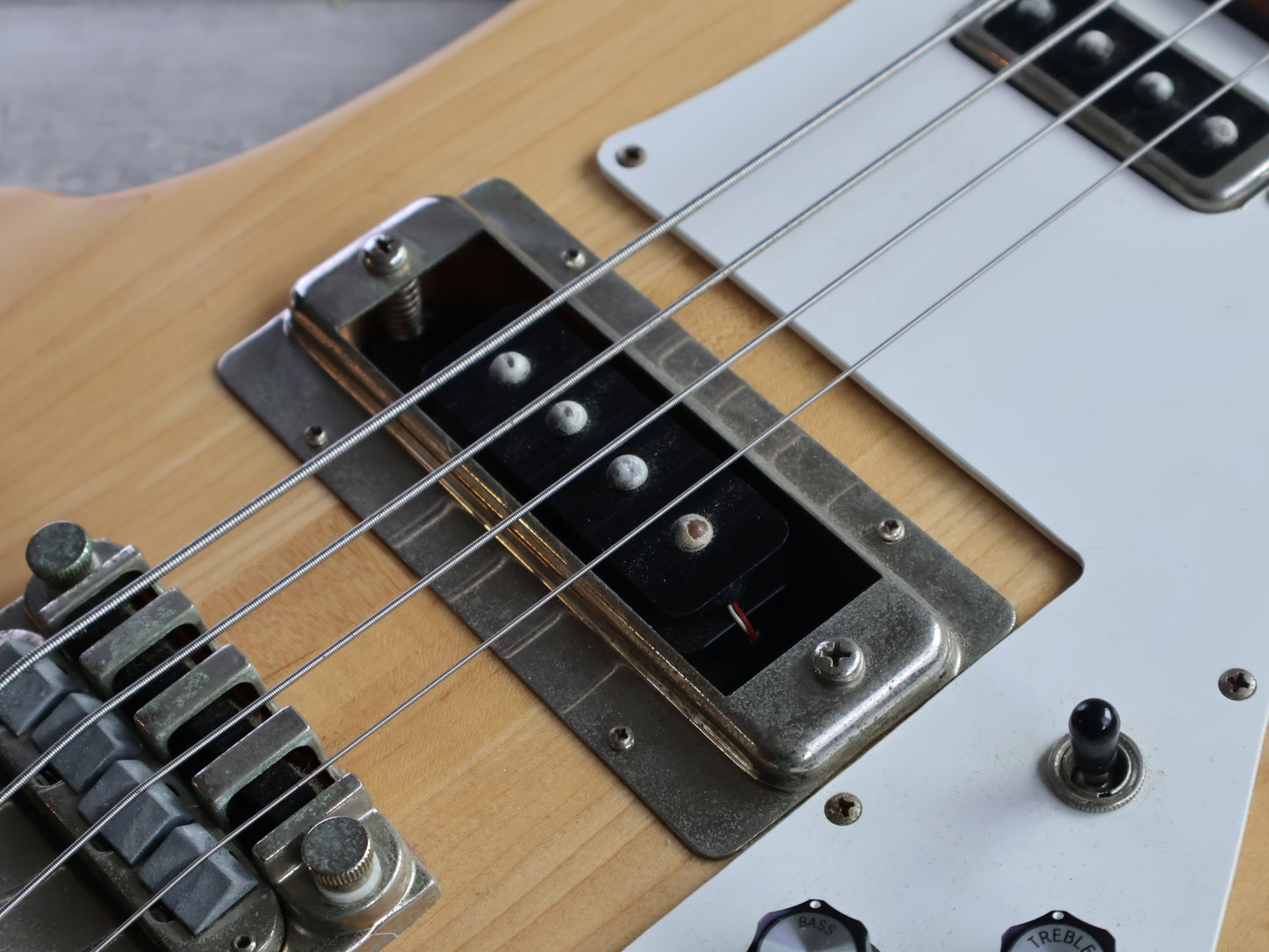 1983 Greco Japan PMB70 "Rock History Series" Electric Bass (Natural)