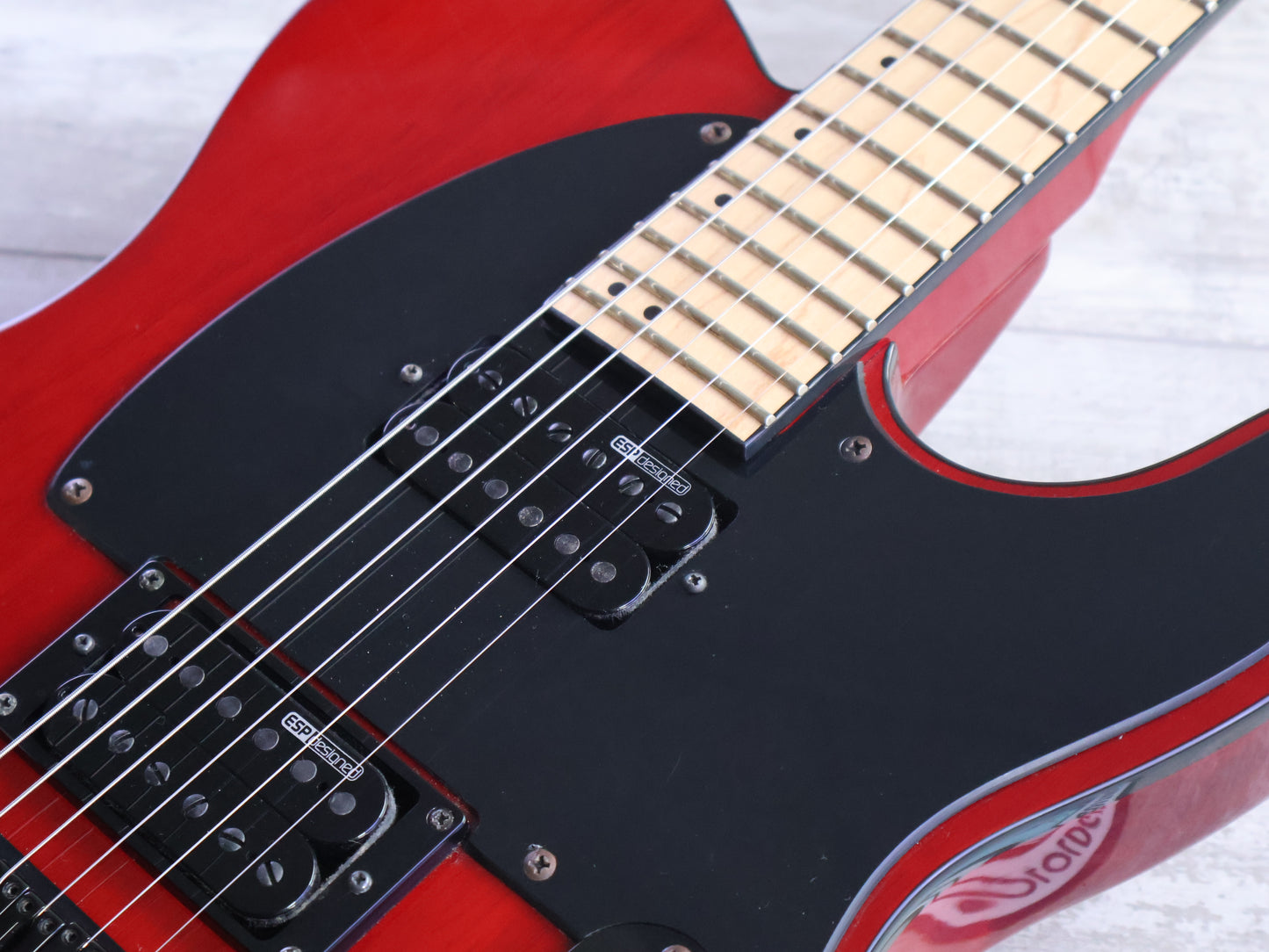 ESP LTD TE-200 HH Telecaster (See Thru Black Cherry)