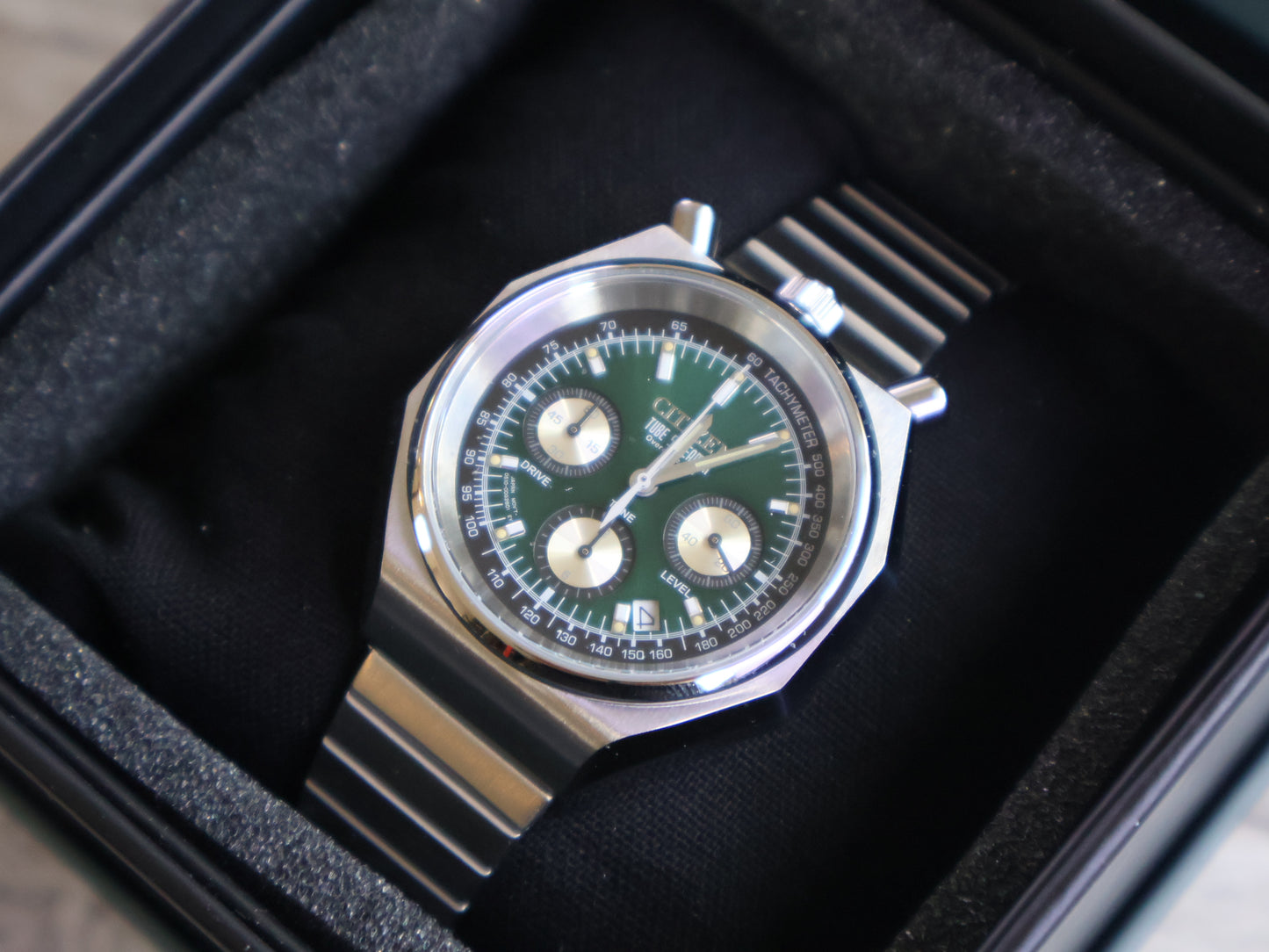 Citizen x Ibanez TSTCC808 Tsuno Chrono Custom Tube Screamer Watch (Limited to 500)