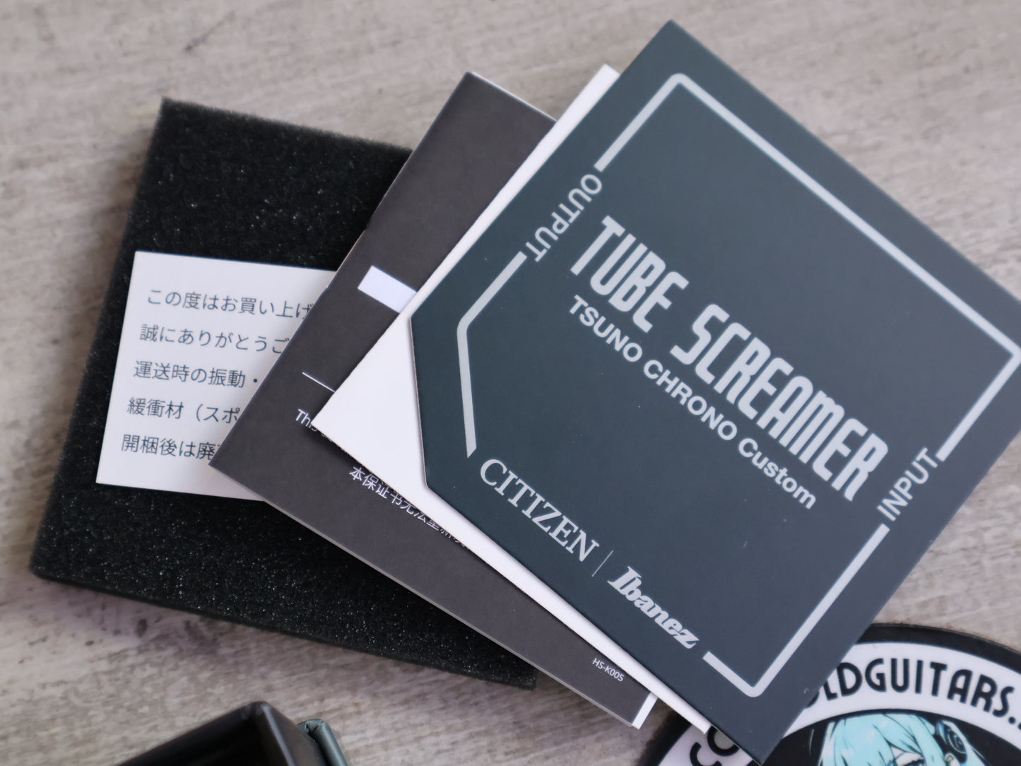 Citizen x Ibanez TSTCC808 Tsuno Chrono Custom Tube Screamer Watch (Limited to 500)