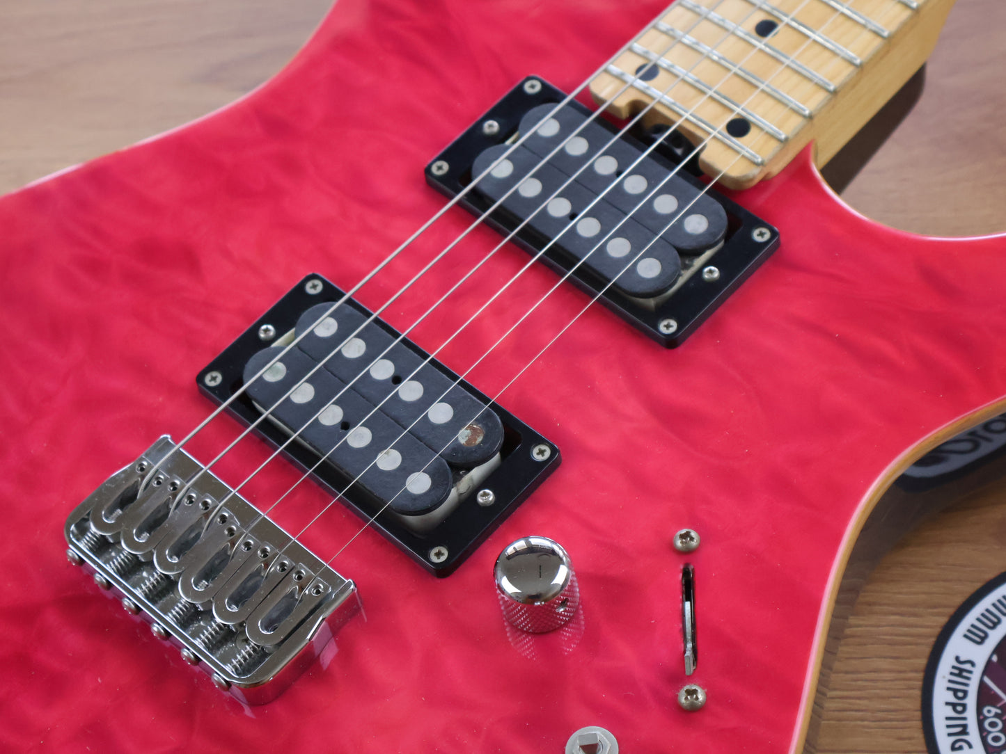 2014 Schecter Japan KR-24-2H-FXD/M Telecaster Style (Quilt Top Pink)