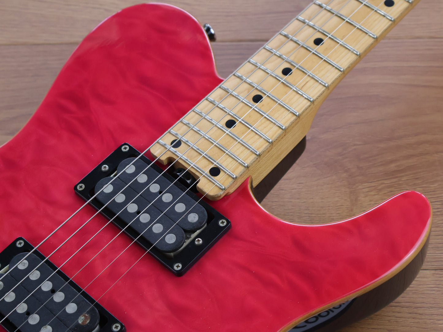 2014 Schecter Japan KR-24-2H-FXD/M Telecaster Style (Quilt Top Pink)