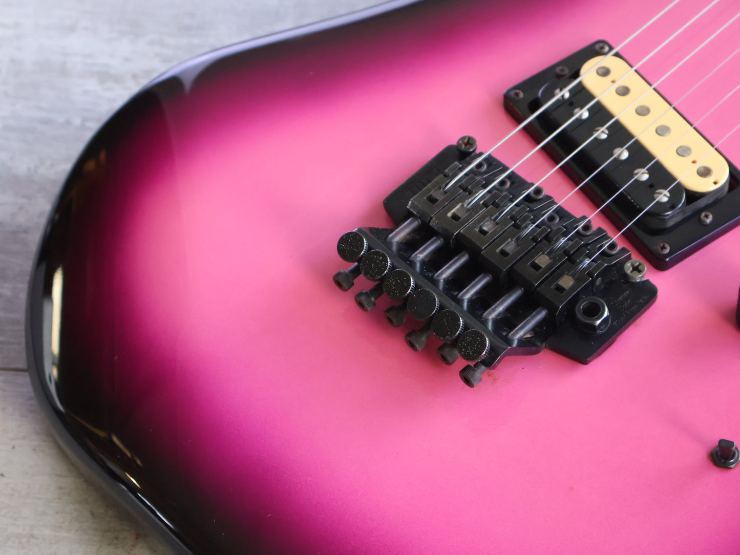 1980's Kramer Japan EK1-BF HS Superstrat (Purple Burst)