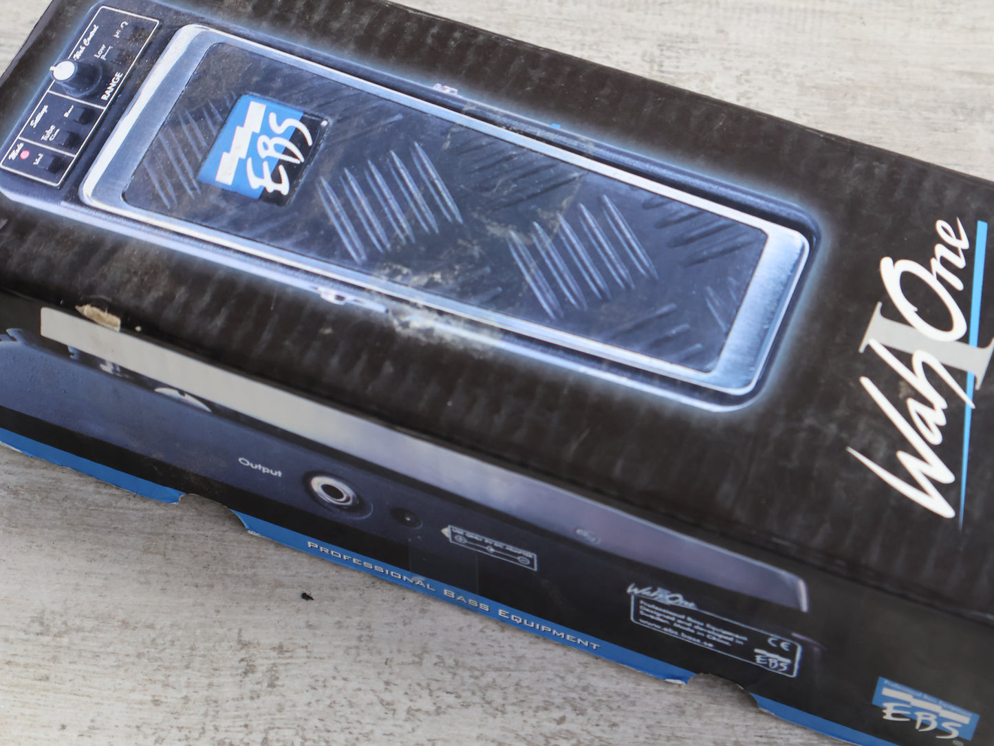 EBS WahOne Bass Volume & Wah Pedal