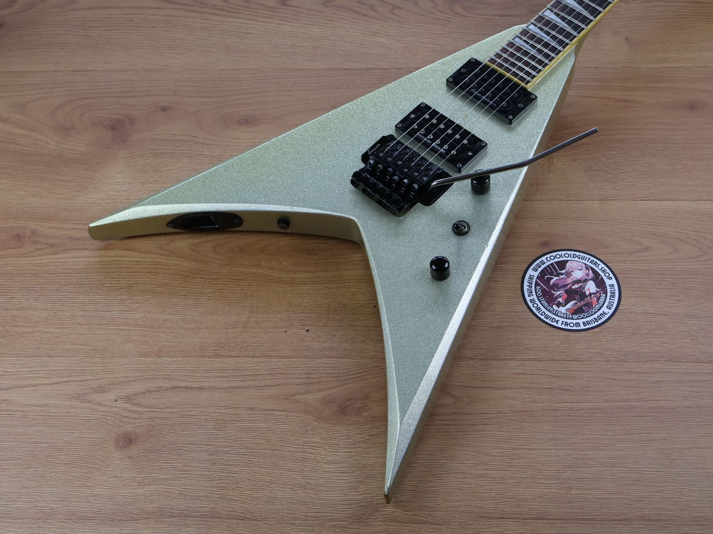 1990's Grover Jackson KV.D-120 King V Flying V (Silver Sparkle)