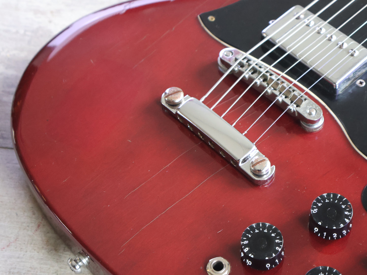 1970's Tomson SG Double Cutaway (Cherry Red)
