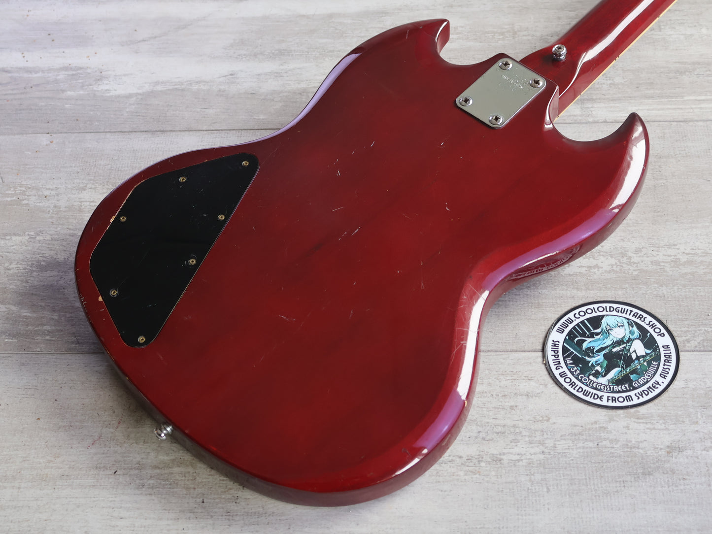 1970's Tomson SG Double Cutaway (Cherry Red)