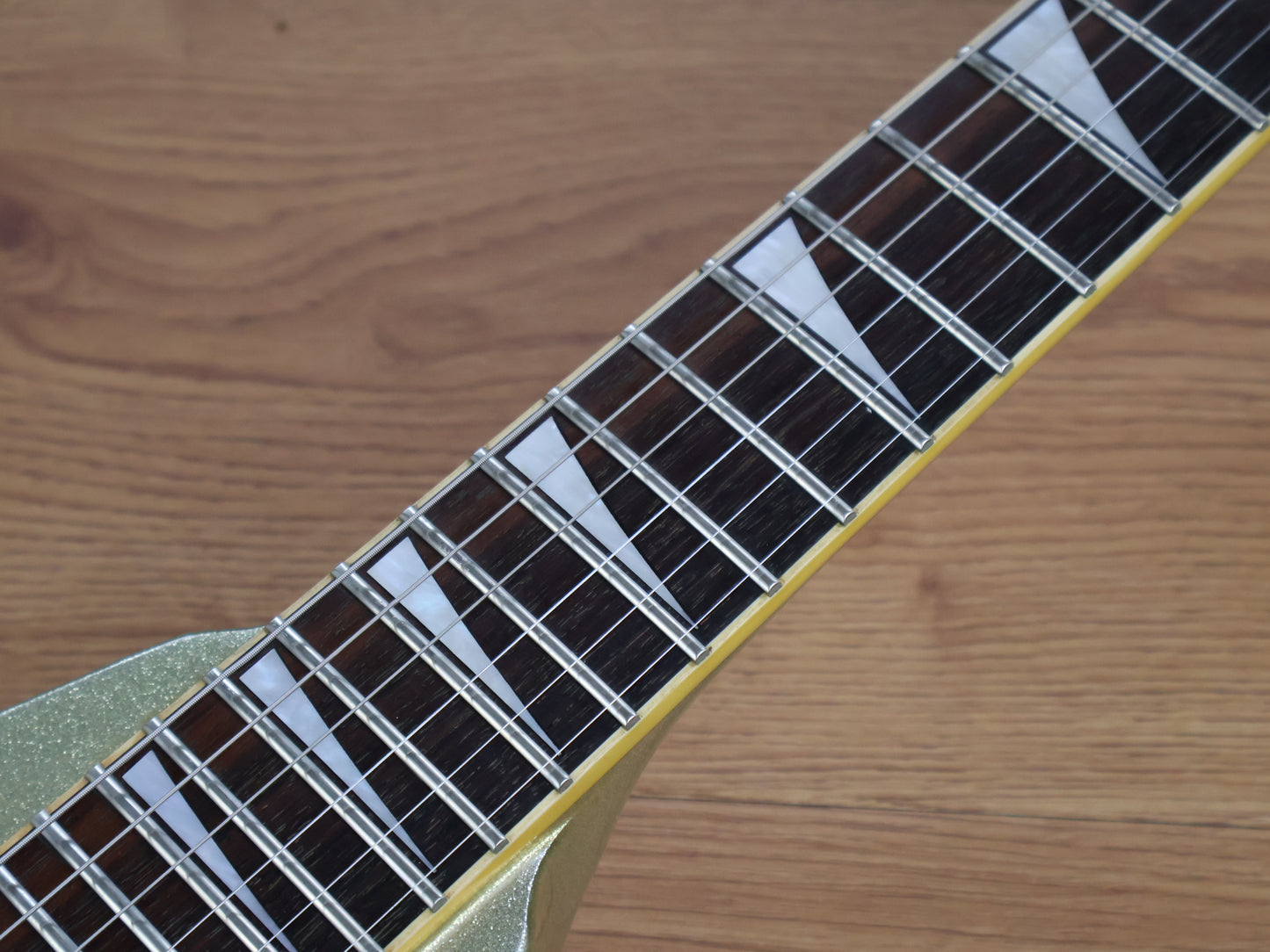 1990's Grover Jackson KV.D-120 King V Flying V (Silver Sparkle)