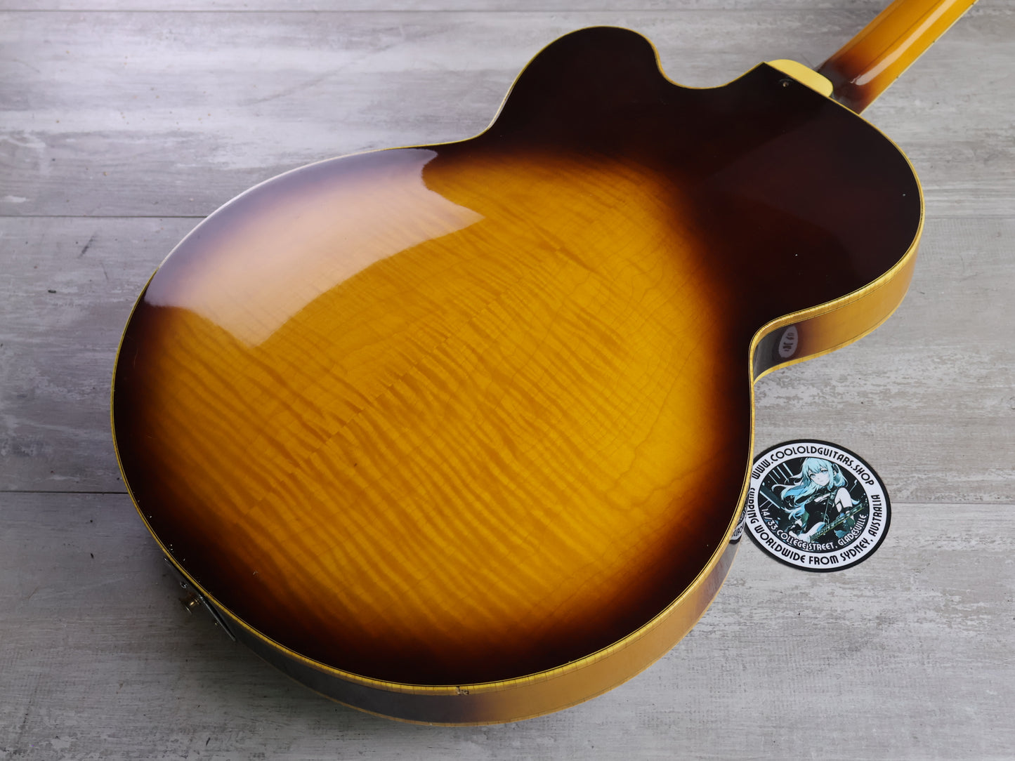 1976 Greco Japan BR-110 Byrdland Hollowbody (Brown Sunburst)