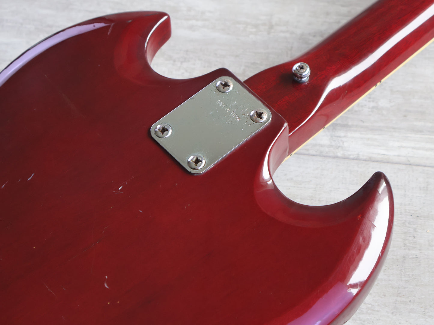 1970's Tomson SG Double Cutaway (Cherry Red)