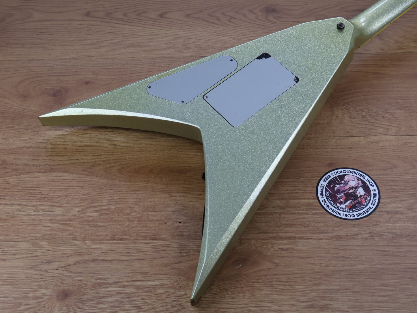 1990's Grover Jackson KV.D-120 King V Flying V (Silver Sparkle)