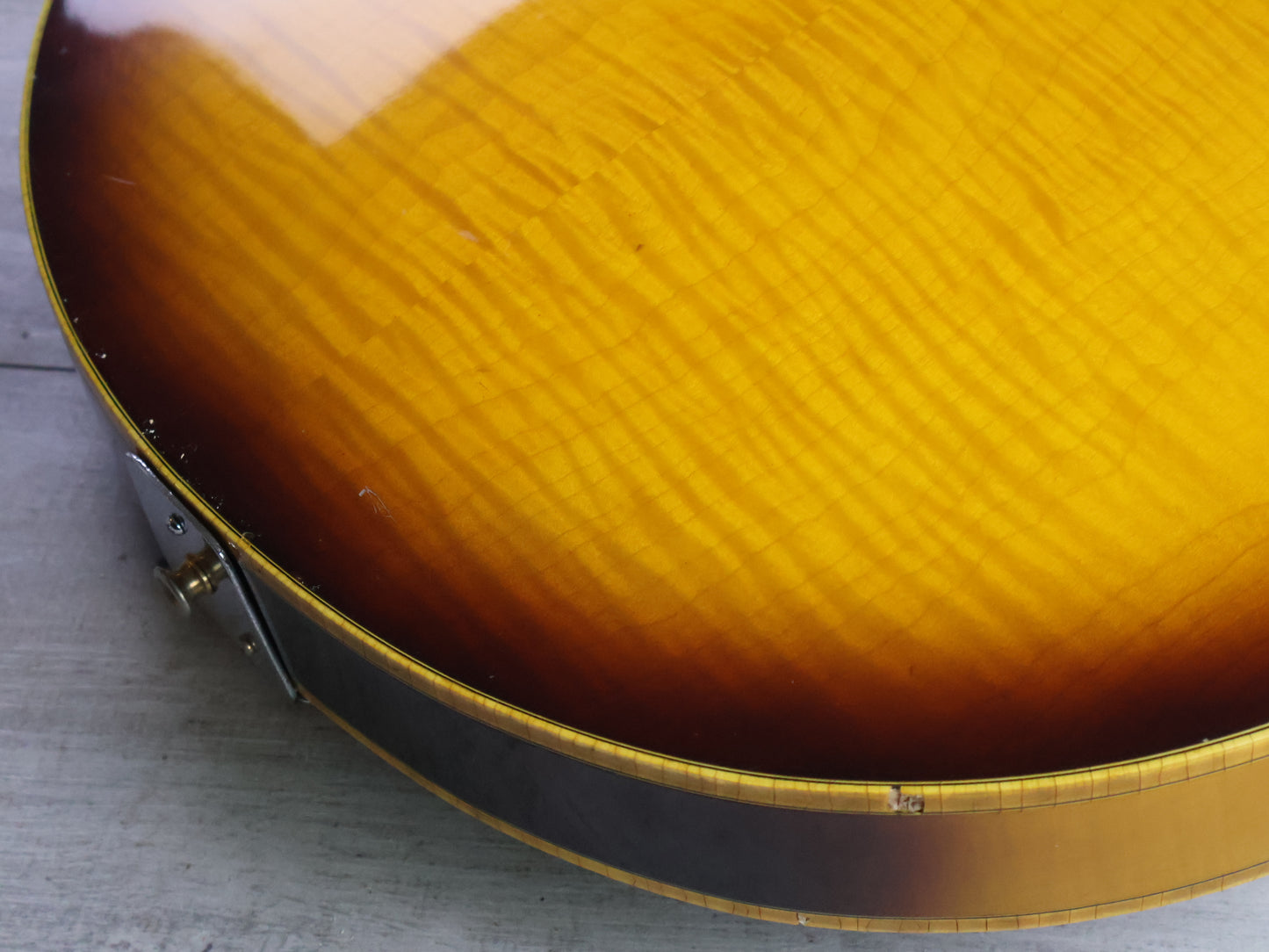 1976 Greco Japan BR-110 Byrdland Hollowbody (Brown Sunburst)